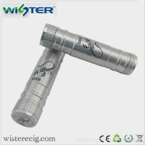Wholesale Stainless Steel Stinger Mechanical Mod with Engraved Logo